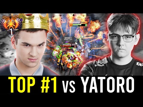 New Top 1 MMR "BZM" vs YATORO 100% Win Rate SHADOW FIEND!