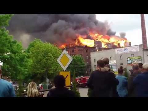 Przebieg całego dnia z pożaru młyna - Starogard Gdański