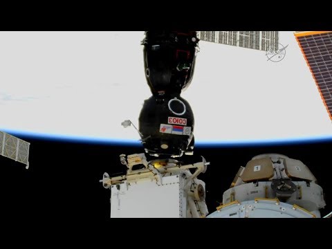Full Soyuz MS-07 ISS Expedition 54-55 Docking (Shkaplerov, Tingle, Kanai)