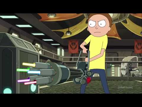 Robot Rick and Morty vs The President