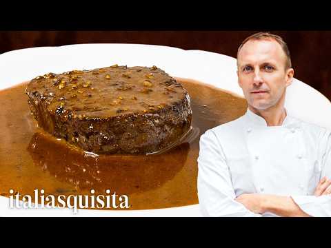 Pepper Steak Recipe by 2-Michelin-Star Chef Giuliano Sperandio | Le Taillevent**
