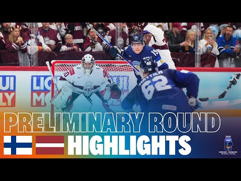 Highlights: FINLAND vs LATVA | 2025 #MensWorlds #IIHF