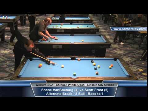 Scott Frost vs Shane VanBoening - Chinook Winds Open 8 Ball