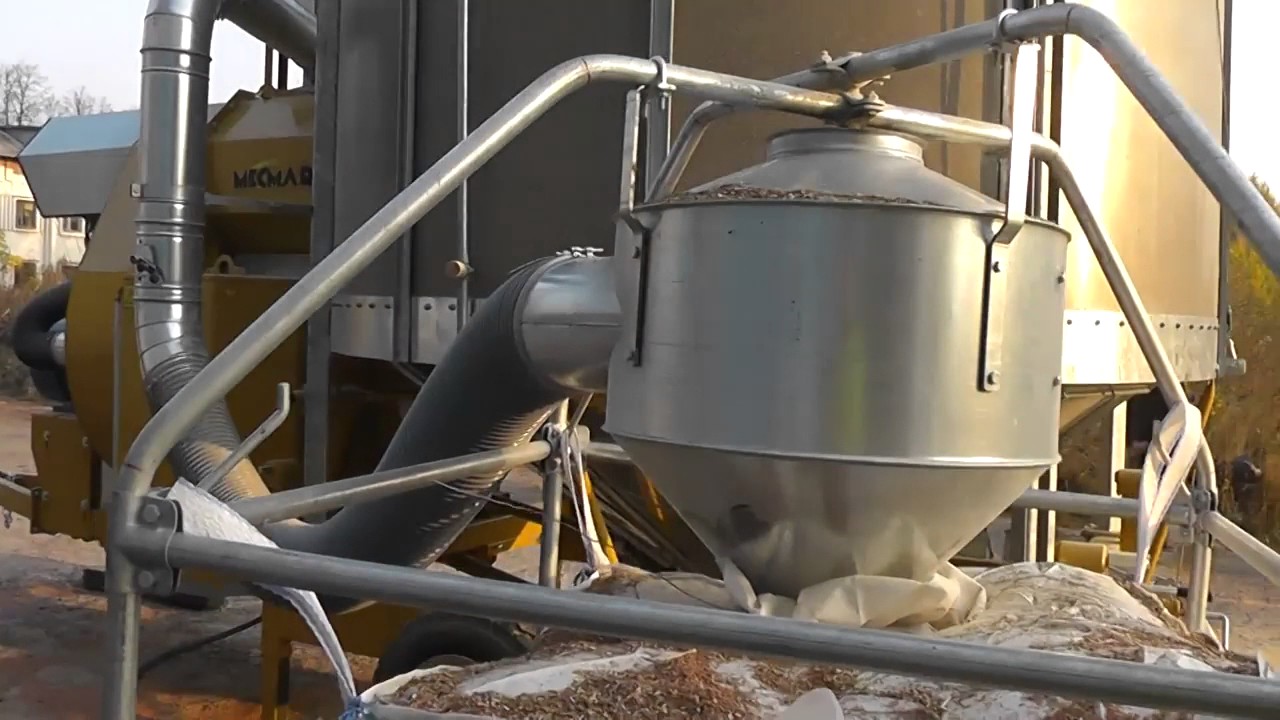 Мобильная зерносушилка Mecmar в работе