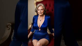 Natural Older Women (Over 60) | Sapphire Bodysuit