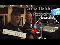 James Hetfield With His ESP EET FUK Explorer Recording Metallica Studio Recording ESP MX 220