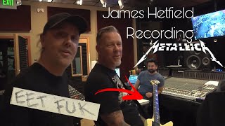 Video thumbnail for James Hetfield with his ESP EET FUK Explorer Recording | Metallica Studio Recording | ESP MX 220 by FabianEX84