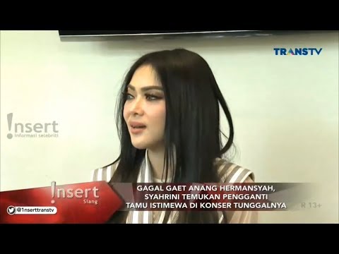 Syahrini Gagal duet dengan Anang Hermansyah di konser tunggalnya