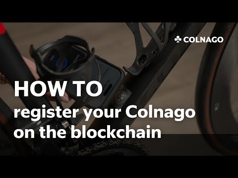 How to register your Colnago C68 or V4Rs on the Colnago Blockchain