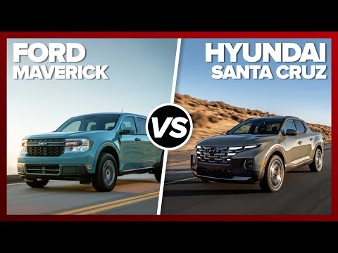 Mini truck throw down: Ford Maverick vs. Hyundai Santa Cruz