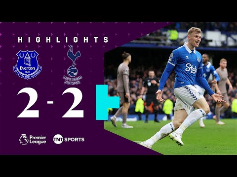 Branthwaite Steals Late Equaliser 🔥 | Everton 2-2 Tottenham | Premier League Highlights