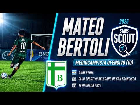 Mateo Bertoli | Club Sportivo Belgrano de San Francisco (Córdoba) | Temporada 2026.