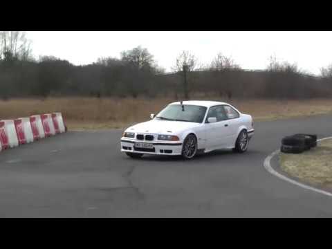 Sebastian Kwiecień, BMW E36 - onboard+, próba nr 4 - II Power Stage Bednary - 11.03.2017