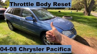 Throttle Body Relearn Reset Chrysler Pacifica 4.0 V6 2004 2005 2006 2007 2008 04 05 06 07 08