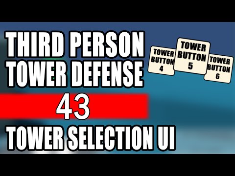 How To Tower Defense • 43 • Tower Selection Preview [Tutorial][C#]