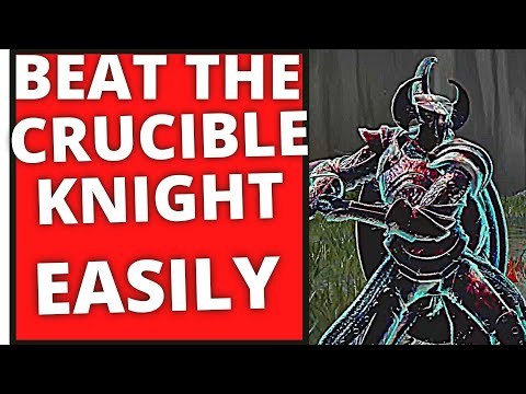 How to Easily Beat the Crucible Knight! Elden Ring Crucible Knight Boss Guide