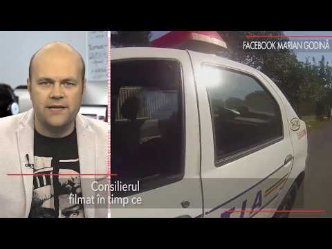Stiri Mediafax 04 Septembrie - Consilier filmat în timp ce înjură polițiștii care îl legitimau