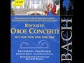 Johann Sebastian Bach: Concerto for Oboe, Violin, Strings and Basso Continuo in G Minor
