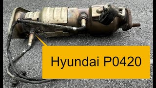 How to Fix Hyundai P0420 Code: Catalyst System Efficiency Below Threshold (Bank 1)