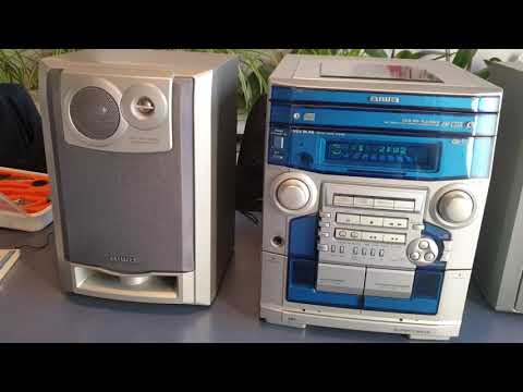 Chaine Hi-Fi Compacte Aiwa NSX-BL46 en action
