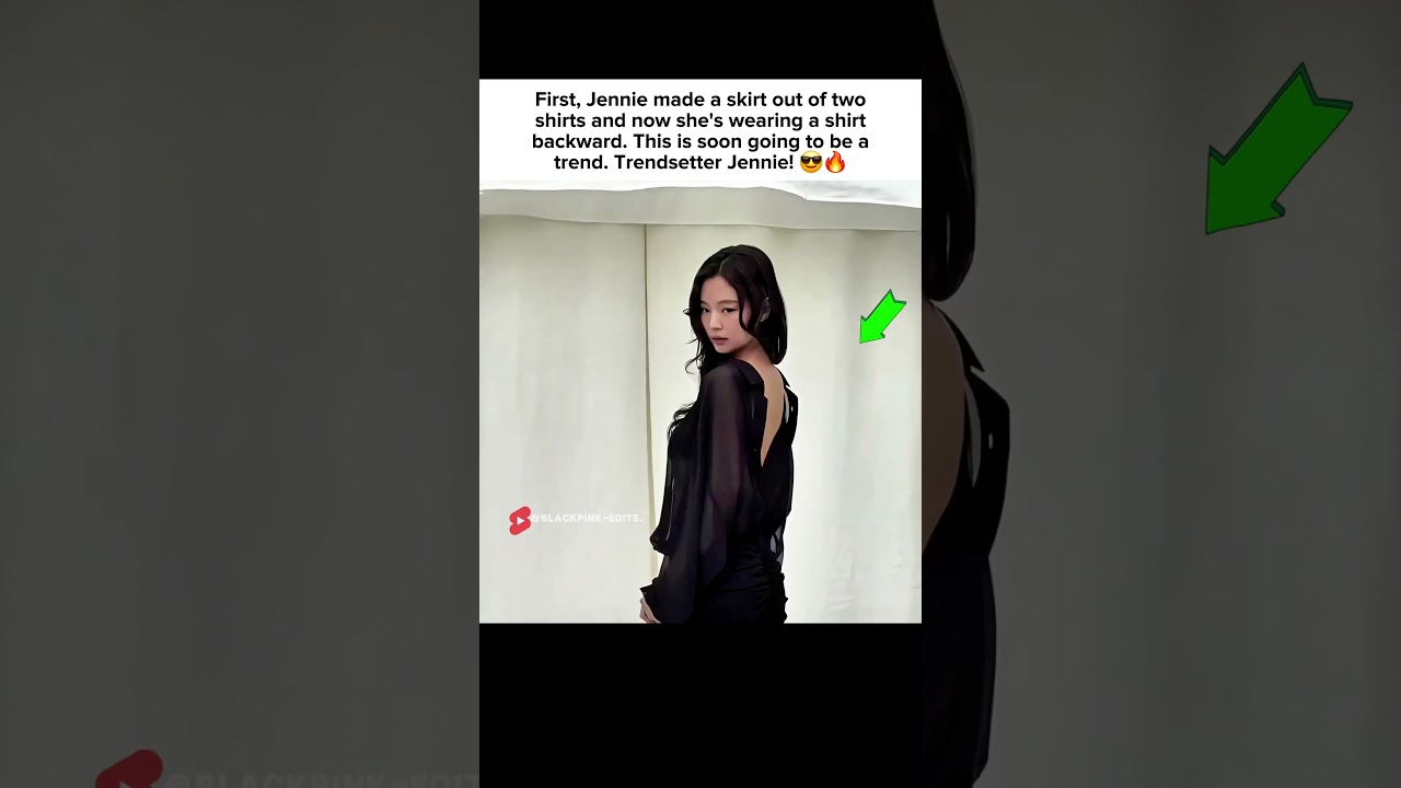 Jennie's setting another trend! 👀🔥 #jennie #blackpink