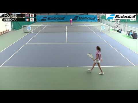 HOLMES (GBR) vs PERONA (FRA) - Open Super 12 Auray Tennis - Court 3