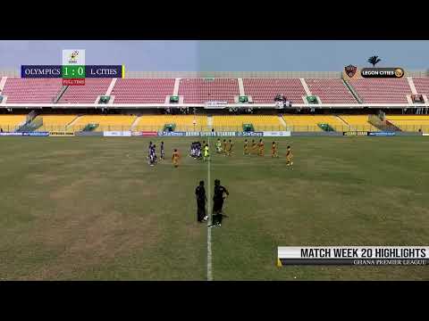 ACCRA GREAT OLYMPICS FC VRS LEGON CITIES FC MATCH HIGHLIGHTS (1:0)