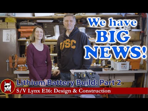 Kit-E16: Performance Catamaran Lithium Battery Prototype Build Part 2