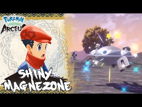 FLYING Shiny Magnezone Found After 289 Checks in Pokemon Legends Arceus!