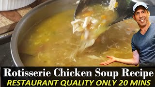 Amazing Rotisserie Chicken Soup Recipe - The Best Chicken Soup  Recipe in under 20 minutes Ya'Eat