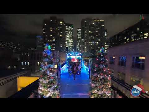 CTA's Ride the Rails: Santa Cam Edition - Time-lapse (2022)