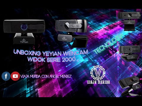 Unboxing Yeyian Webcam Widok Serie 2000 👨‍💻📹  l Review En Español