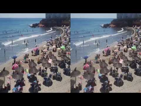 THE BEACHES OF PLAYA FLAMENCA - IN 3D!