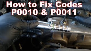 2013-2016 Chevy Malibu Fix Codes P0010 P0011 (Cam Position Actuator VVT Solenoid Replacement)
