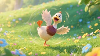 Five Fluffy Ducks in the Sky | Fun Animal Nursery Rhyme | Educational Kids Songs