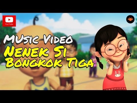 Upin & Ipin - Lagu Nenek Si Bongkok Tiga [Music Video]