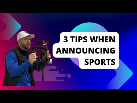 3 Tips When Announcing Sports