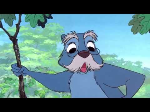 The Sword in The Stone  Squirrel Scene HD