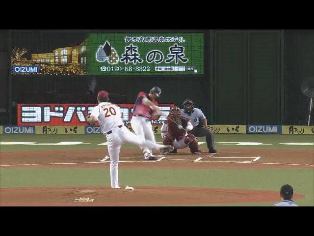 【1回裏】 12連勝へ!! ライオンズ・秋山の先頭打者ホームラン!! 2017/8/3 L-E