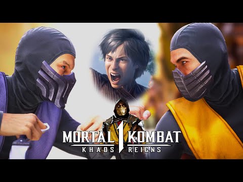 Characters Talking About Hanzo Hasashi ( Real Scorpion ) In Mortal Kombat 1 Khaos Reigns