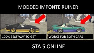 How To Get The RARE MODDED Imponte Ruiner In GTA 5 Online