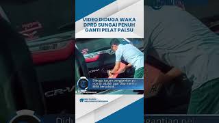 Viral Video Diduga Waka DPRD Sungai Penuh Ganti Pelat Nomor Palsu di SPBU agar Bisa Beli BBM MURAH