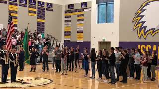 ASL 3 and Club Signing the National Anthem!