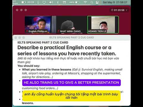 Review học sinh Tiến