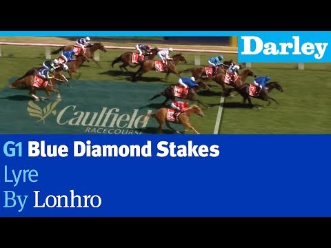 Lyre by Lonhro wins the G1 Blue Diamond Stakes at Caulfield