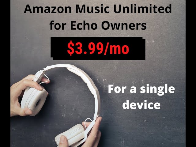 amazon music unlimited 3.99