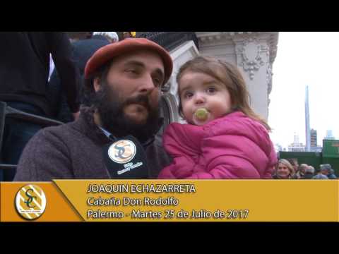 25-07-17 Nota Joaquin Echazarreta - Cabaña Don Rodolfo - Palermo 2017.