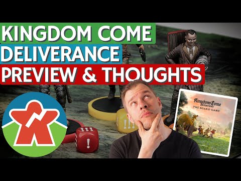 Kingdom Come Deliverance - The Board Game Preview and Thoughts
