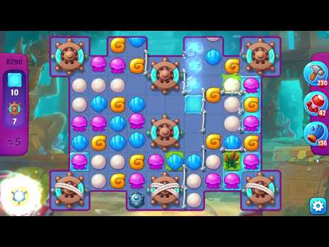 Fishdom 6290 Super Hard Level - 12 moves - NO BooSTERS