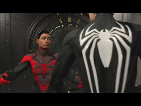 Marvel's Spider-Man 2: Peter Parker vs Miles Morales Symbiote Black Suit Ending Boss Fight